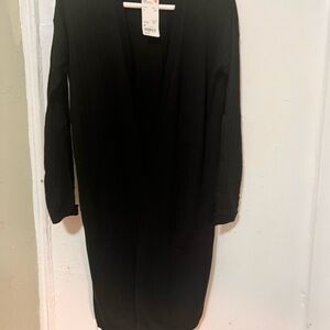 Uniqlo Black Ribbed Cardigan